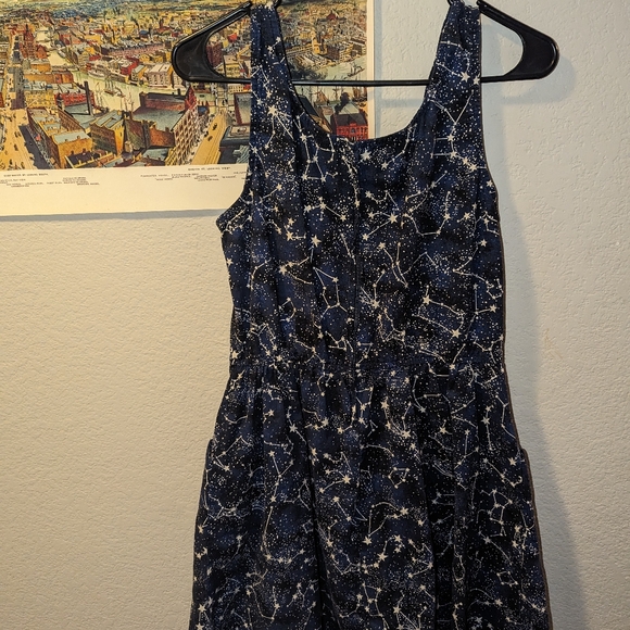 Retrolicious Blue Galaxy dress - Picture 4 of 4